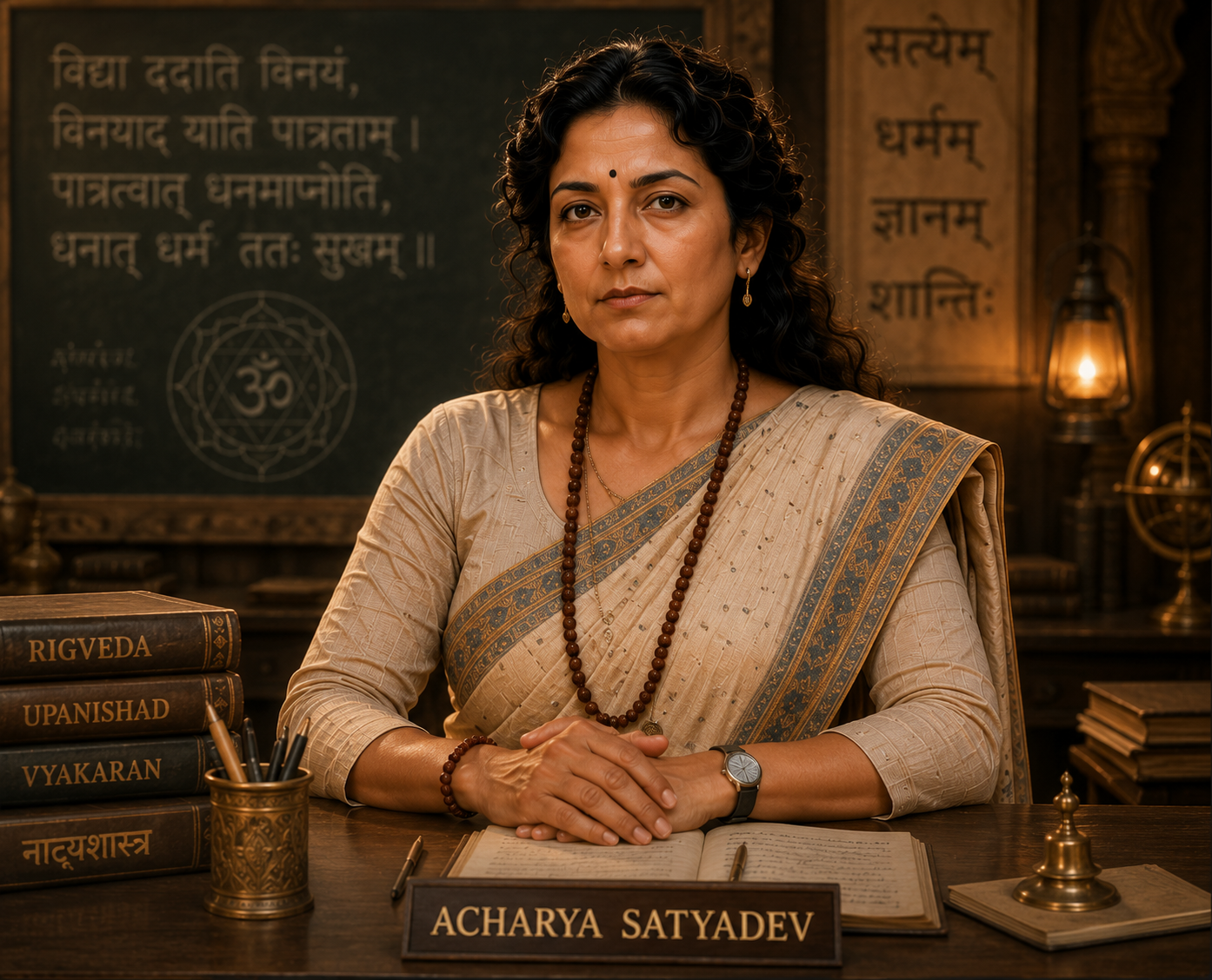 Acharya Satyadev - The Keeper of Ancient Wisdom in The Panchanad Chronicle